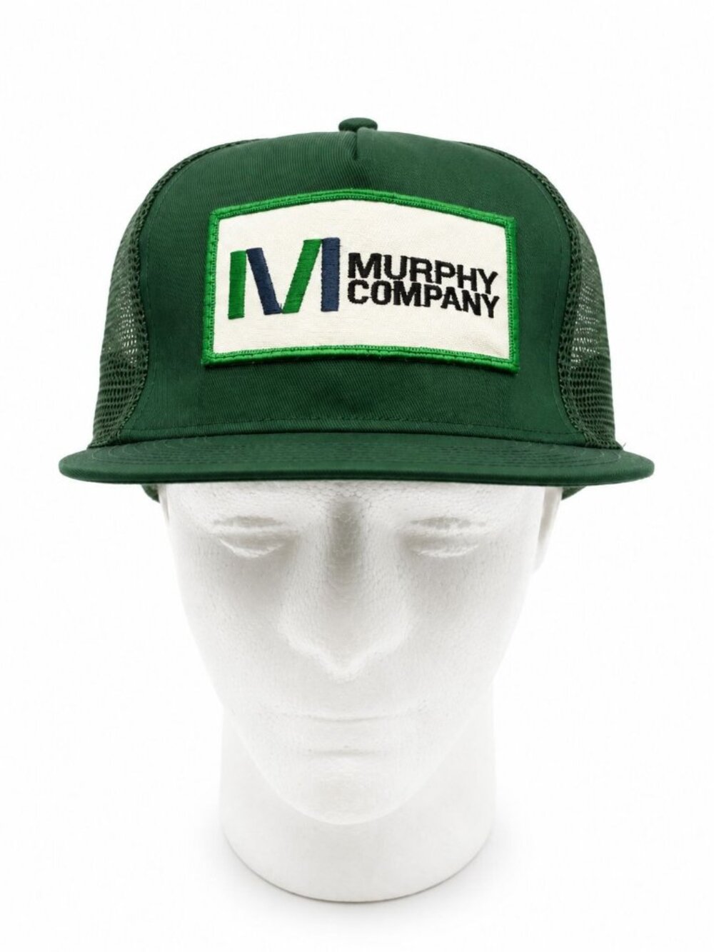 Murphy Company Unisex Trucker Hat Green Mesh Adjustable Snapback Vintage